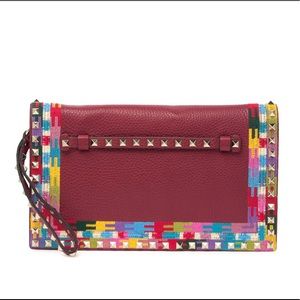 Valentino Rockstud ‘Rubino’ Clutch